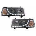 Προβολείς Led Drl Κατάλληλοι Για Vw Transporter T4 (1990-2003) Μαύροι Προβολείς Led Drl Κατάλληλοι Για Vw Transporter T4 (1990-2003) Μαύροι