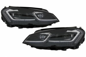 Προβολείς Led Με Εμφάνιση Bi-Xenon, Κατάλληλοι Για Vw Golf 7 Vii (2012-2017) Facelift G7.5 R Line Design Με Διαδοχικά Δυναμικά Φώτα στροφής.