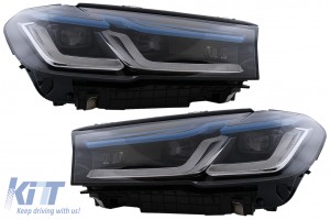 Προβολείς Led Κατάλληλοι Για Bmw Σειρά 5 G30 Sedan G31 Touring (2017-2019) Lci Design