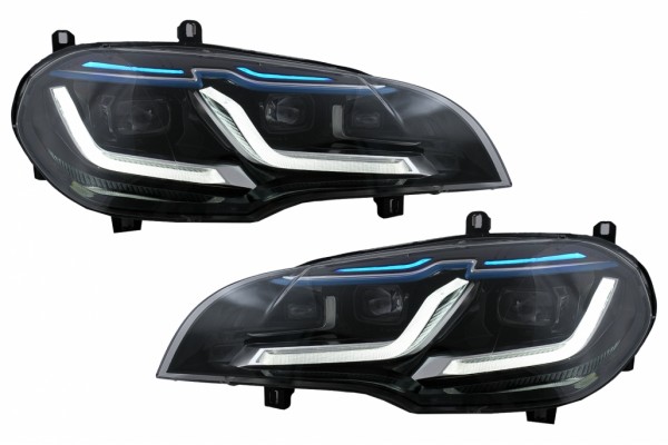 Προβολείς Led Κατάλληλοι Για Bmw X5 E70 (2007-2014) Μετατροπή Από Hid Σε Led Μαύρους Προβολείς Led Κατάλληλοι Για Bmw X5 E70 (2007-2014) Μετατροπή Από Hid Σε Led Μαύρους