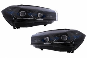 Προβολείς Led Κατάλληλοι Για Bmw X5 F15 (2013-2018) Μετατροπή Σε G05 Design Black