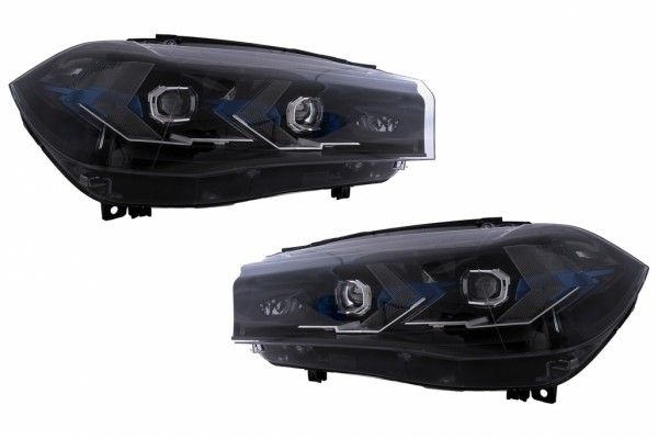 Προβολείς Led Κατάλληλοι Για Bmw X5 F15 (2013-2018) Μετατροπή Σε G05 Design Black