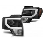 Προβολείς Led Κατάλληλοι Για Ford F150 Mk12 (2008-2014) Μαύροι