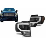 Προβολείς Led Κατάλληλοι Για Ford F150 Mk12 (2008-2014) Μαύροι