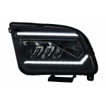 Προβολείς Led Κατάλληλοι Για Ford Mustang V Pre-Facelift (2005-2009) Μαύροι Δυναμικοί Φώτοι Φλας