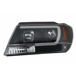 Προβολείς Led Κατάλληλοι Για Jeep Grand Cherokee (1999-2004) Tube Light Μαύροι