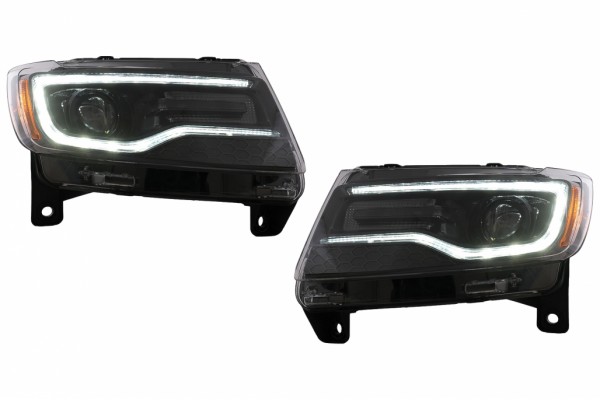 Προβολείς Led Κατάλληλοι Για Jeep Grand Cherokee Iv WK2 (2011-2013) Δυναμικά Φώτα Στροφής