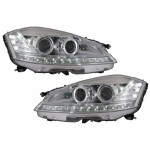 Προβολείς Led Κατάλληλοι Για Mercedes S-Class W221 (2005-2009) Facelift Look Με Διαδοχικά Δυναμικά Φώτα Στροφής