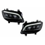 Προβολείς Led Κατάλληλοι Για Mercedes Sprinter Iii 907 910 (2019-2027) Για Αλογόνου