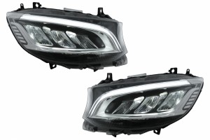 Προβολείς Led Κατάλληλοι Για Mercedes Sprinter W907 (2019-2023) Μαύροι