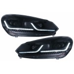 Προβολείς Led Κατάλληλοι Για Vw Golf 6 (2008-2013) Με Facelift G7.5 Look Black, Ροή Δυναμικών Διαδοχικών Φώτων Φλας Αρ. Προβολείς Led Κατάλληλοι Για Vw Golf 6 (2008-2013) Με Facelift G7.5 Look Black, Ροή Δυναμικών Διαδοχικών Φώτων Φλας Αρ.