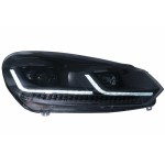 Προβολείς Led Κατάλληλοι Για Vw Golf 6 (2008-2013) Με Facelift G7.5 Look Black, Ροή Δυναμικών Διαδοχικών Φώτων Φλας Αρ. Προβολείς Led Κατάλληλοι Για Vw Golf 6 (2008-2013) Με Facelift G7.5 Look Black, Ροή Δυναμικών Διαδοχικών Φώτων Φλας Αρ.