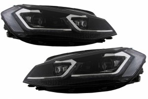 Προβολείς Led Κατάλληλοι Για Vw Golf 7.5 Vii Facelift (2017-και μετά) Με Διαδοχικά Δυναμικά Φώτα Στροφής