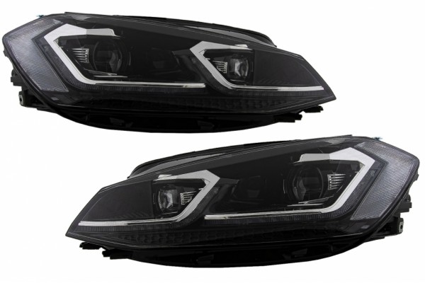 Προβολείς Led Κατάλληλοι Για Vw Golf 7.5 Vii Facelift (2017-και μετά) Με Διαδοχικά Δυναμικά Φώτα Στροφής