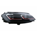 Προβολείς Led Κατάλληλοι Για Vw Golf 7.5 Vii (2017-και μετά) Gti Look Με Διαδοχικά Δυναμικά Φώτα Στροφής