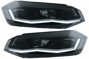 Προβολείς Led Κατάλληλοι Για Vw Polo Aw MK6 (2018-2020) Με Δυναμική Εκκίνηση Και Διαδοχικά Φώτα Στροφής