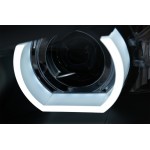 Προβολείς U-LED 3D Αλογόνου Κατάλληλοι Για Bmw Σειρά 3 E90 Limousine E91 Touring (03.2005-08.2008) Lhd Μαύροι Προβολείς U-LED 3D Αλογόνου Κατάλληλοι Για Bmw Σειρά 3 E90 Limousine E91 Touring (03.2005-08.2008) Lhd Μαύροι