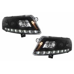 Προβολείς Xenon Led Drl Κατάλληλοι Για Audi A6 4F C6 (04.2004-2008) Μαύροι