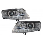Προβολείς Xenon Led Drl Κατάλληλοι Για Audi A6 C6 4F (04.2004-2008) Χρωμιωμένοι Χωρίς Afs Προβολείς Xenon Led Drl Κατάλληλοι Για Audi A6 C6 4F (04.2004-2008) Χρωμιωμένοι Χωρίς Afs