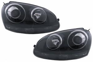 Προβολείς Με Εμφάνιση Xenon Κατάλληλοι Για Vw Golf 5 V Mk5 (2003-2007) Jetta (2005-2010) Gti R32 Black Edition
