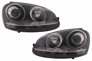 Προβολείς Με Εμφάνιση Xenon Κατάλληλοι Για Vw Golf 5 V Mk5 (2003-2007) Jetta (2005-2010) Gti R32 Chrome Edition