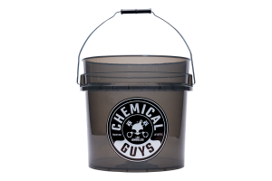 Διαφανής Μαύρος Κουβάς Ανθεκτικού Τύπου Με Λογότυπο Chemical Guys (17lt)
