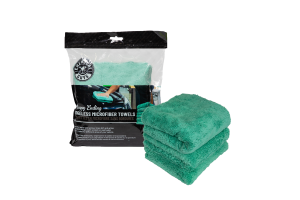 Happy Ending Edgless Πετσέτα Μικροϊνών, Πράσινη 40cm X 40cm (3ΤΜΧ)