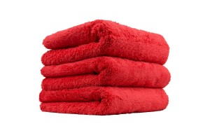 Happy Ending Edgless Πετσέτα Μικροϊνών, Κόκκινη 40cm X 40cm (3ΤΜΧ)