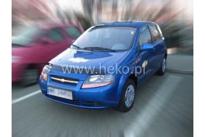 Chevrolet Aveo 4D 2004-2006 Ανεμοθραυστης Καπω Αυτοκινητου Απο Ευκαμπτο Φιμε Πλαστικο Heko - 1 ΤΕΜ.