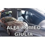 Alfa Romeogiulia 4D 2016+ Σετ Ανεμοθραυστες Αυτοκινητου Απο Ευκαμπτο Φιμε Πλαστικο Heko - 4 ΤΕΜ.