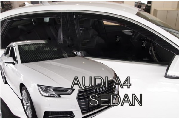 Ανεμοθραυστες Για Audi A4 4D 2016 Σετ Αυτοκινητου Απο Ευκαμπτο Φιμε Πλαστικο Heko - 4 ΤΕΜ.