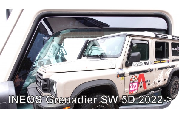 Heko - Ανεμοθραύστες Παραθύρων Για Ineos Grenadier Station Wagon 2022 > 5πορτο Υλικό Acrylic Χρώμα Φιμέ - 2 τεμ. (ΑΝΕΜ.10702)