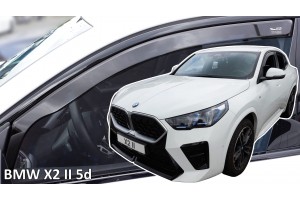 Heko - Ανεμοθραύστες Παραθύρων Για Bmw Serie X2 (U10) / iX2 2023 > 5πορτο Υλικό Acrylic Χρώμα Φιμέ - 2 τεμ. (ΑΝΕΜ.11010)