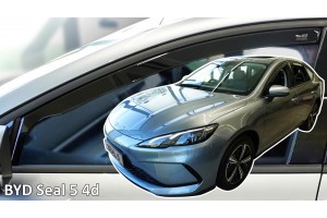 Heko - Ανεμοθραύστες Για Byd Seal 5 4 Doors 2025+ Ζευγάρι Απο Εύκαμπτο Φιμέ Πλαστικό - 2 τεμ. (ΑΝΕΜ.11314)