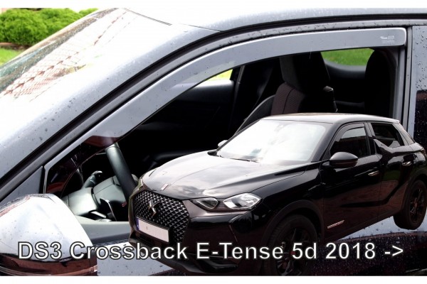 DS3 Crossback E-TENSE 5D 2018+ΖΕΥΓΑΡΙ Ανεμοθραυστες Απο Ευκαμπτο Φιμε Πλαστικο Heko - 2 ΤΕΜ.