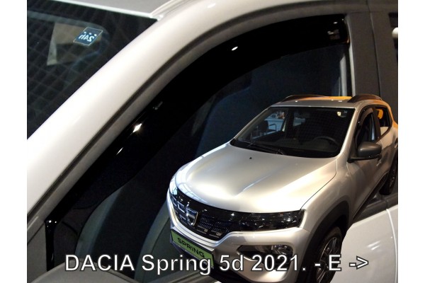 Dacia Spring Electric 5D 2021+ΖΕΥΓΑΡΙ Ανεμοθραυστες Απο Ευκαμπτο Φιμε Πλαστικο Heko - 2 ΤΕΜ.