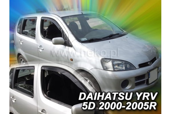Daihatsu Yrv 5D 2000-2005R Σετ Ανεμοθραυστες Αυτοκινητου Απο Ευκαμπτο Φιμε Πλαστικο Heko - 4 ΤΕΜ.