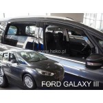 Ford Galaxy 5D 2015+ Σετ Ανεμοθραυστες Αυτοκινητου Απο Ευκαμπτο Φιμε Πλαστικο Heko - 4 ΤΕΜ.