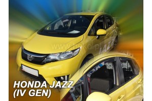 Honda Jazz Iv 5D 2013-2020ΣΕΤ Ανεμοθραυστες Αυτοκινητου Απο Ευκαμπτο Φιμε Πλαστικο Heko - 4 ΤΕΜ.