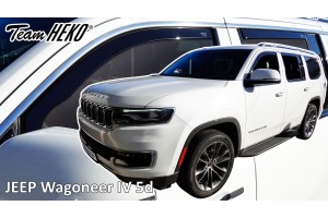 Heko - Ανεμοθράυστες Για Jeep Wagoneer Iv 5 Doors 21-25 Σετ Αυτοκινήτου Απο Εύκαμπτο Φιμέ Πλαστικό - 4 τεμ. (ΑΝΕΜ.SET19140)