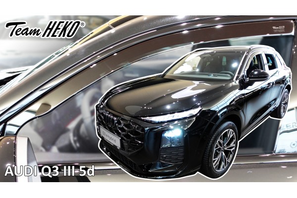 Heko - Ανεμοθραύστες Παραθύρων Για Audi Q3 2025 > 5πορτο Υλικό Acrylic Χρώμα Φιμέ - 2 τεμ. (ΑΝΕΜ.20203)