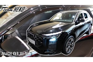 Heko - Ανεμοθραύστες Παραθύρων Για Audi Q3 (F3) Iii 2025 > 5πορτο Υλικό Acrylic Χρώμα Φιμέ - 4 τεμ. (ΑΝΕΜ.SET20204)