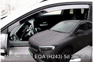 Mercedes Eqa H243 5D 2021+ΖΕΥΓΑΡΙ Ανεμοθραυστες Απο Ευκαμπτο Φιμε Πλαστικο Heko - 2 ΤΕΜ.