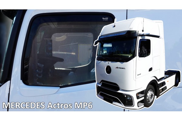 Heko - Ανεμοθραύστες Παραθύρων Για Mercedes Benz Actros MP6 2025 > 2πορτο Υλικό Acrylic Χρώμα Φιμέ - 2 τεμ. (ΑΝΕΜ.23658/TRUCK)