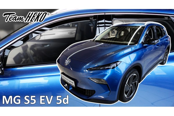 Heko - Ανεμοθραύστες Παραθύρων Για Mg S5 Ev 2024 > 5πορτο Υλικό Acrylic Χρώμα Φιμέ - 4 τεμ. (ΑΝΕΜ.SET23815)