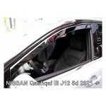 Ανεμοθραυστες Για Nissan Qashqai J12 5D 2021+ Σετ Αυτοκινητου Απο Ευκαμπτο Φιμε Πλαστικο Heko - 4 ΤΕΜ.