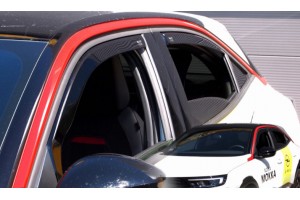 Opel Mokka B 5D 2020+ /MOKKA-e 5D 2020+ Ζευγαρι Ανεμοθραυστες Αυτοκινητου Απο Ευκαμπτο Φιμε Πλαστικο Heko - 2 ΤΕΜ.