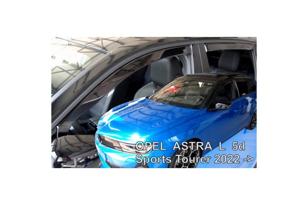 Opel Astra L 5D Sports Tourer Estate 2022+​ Σετ Ανεμοθραυστες Αυτοκινητου Απο Ευκαμπτο Φιμε Πλαστικο Heko - 4 ΤΕΜ.