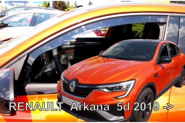Renault Arkana 5D 2019+ Ανεμοθραυστες Αυτοκινητου Απο Ευκαμπτο Φιμε Πλαστικο Heko - 2 ΤΕΜ.