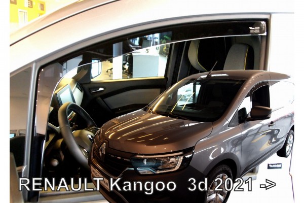 Renault Kangoo 3D 2021+ΖΕΥΓΑΡΙ Ανεμοθραυστες Απο Ευκαμπτο Φιμε Πλαστικο Heko - 2 ΤΕΜ.